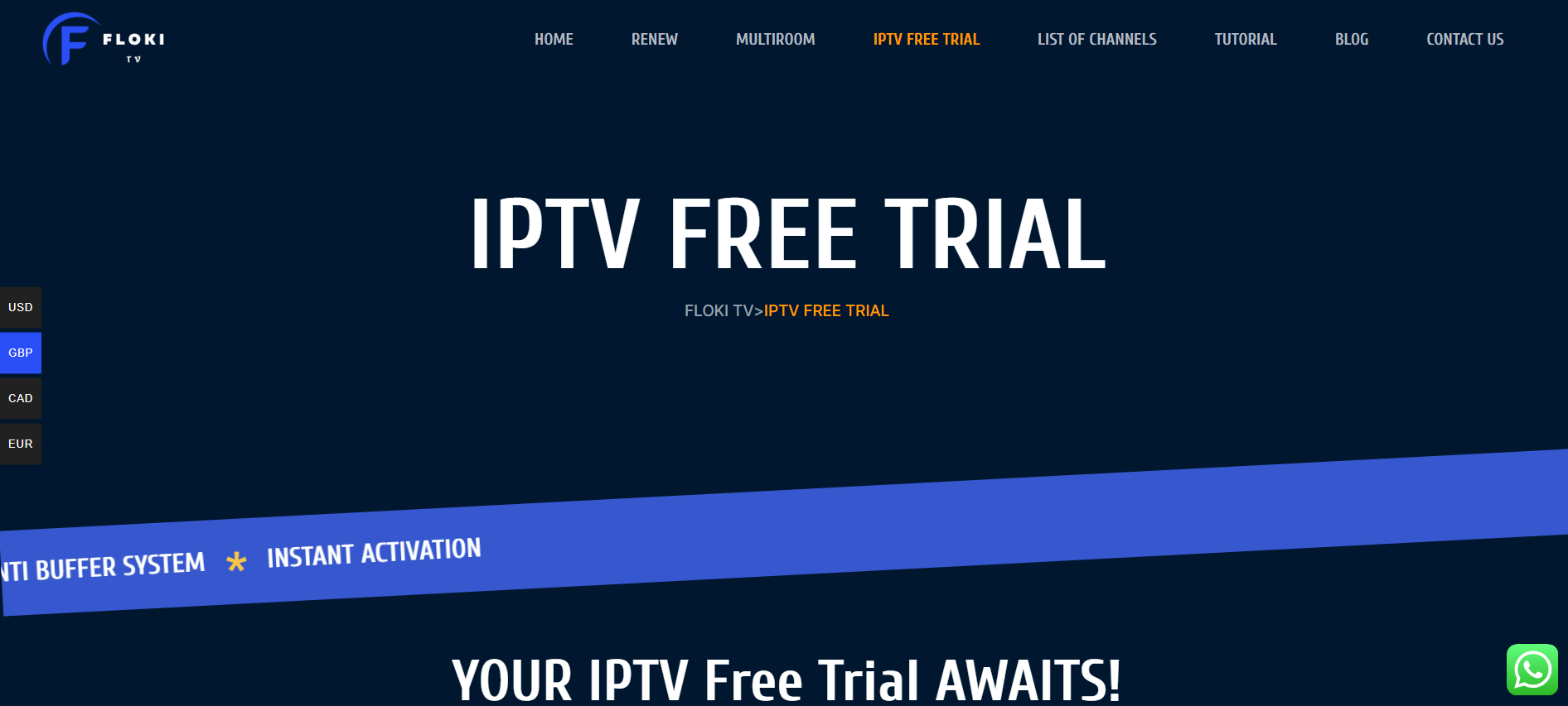 IPTV Free Trial